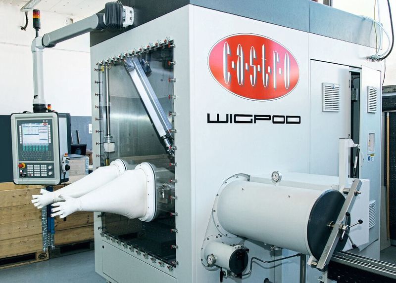 Die vollautomatische Schweißzelle Wigpod zeichnet sich durch hohe Dynamik und Bahngenauigkeit sowie große Steifigkeit aus.  (Beckhoff)