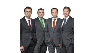 Die Geschäftsführung von Bilfinger Maintenance (v.l.n.r.): Franz Xaver Braun (Vorsitzender der Geschäftsführung), Frank Lothar Unger, Hermann Holme und Jörg Wolfhard (Bild: Bilfinger Maintenance)