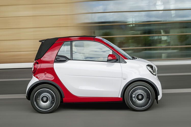 Für den 2,69 Meter kurzen Winzling stehen zwei Dreizylinder-Benziner zur Auswahl. (Foto: Smart)