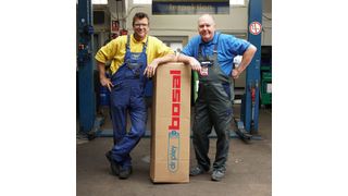 Die Autodoktoren Hans-Jürgen Faul (re.) und Holger Parsch setzen auf Bosal by Dr. Pley. (Bild: CGW)