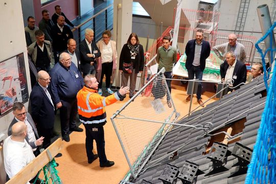 In Führungen lernen Technische Händler das Arbeitsschutzzentrum der BG BAU in Haan kennen. (Bild:  VTH/Kollaxo)