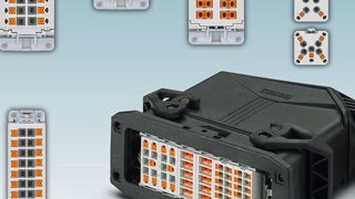 Push-in-Technik: schnell und werkzeuglos verdrahten auch im schweren Steckverbinder mit festpoligen oder modularen Kontakteinsäten. (Phoenix Contact)