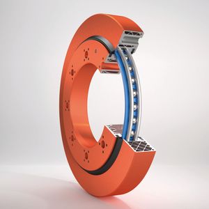 Das Lasersintern schafft im Inneren der Gehäuseringe eine Art Wabenstruktur, die den Ring
leichter macht und dennoch die nötige Stabilität verleiht.