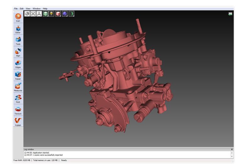 Bild 3: Das funktioniert mit der Version 9 der Artec Studio Software mit jedem 3D-Scanner des Herstellers, wie etwa dem handlichen Eva oder Eva Lite. (Bild: Artec)