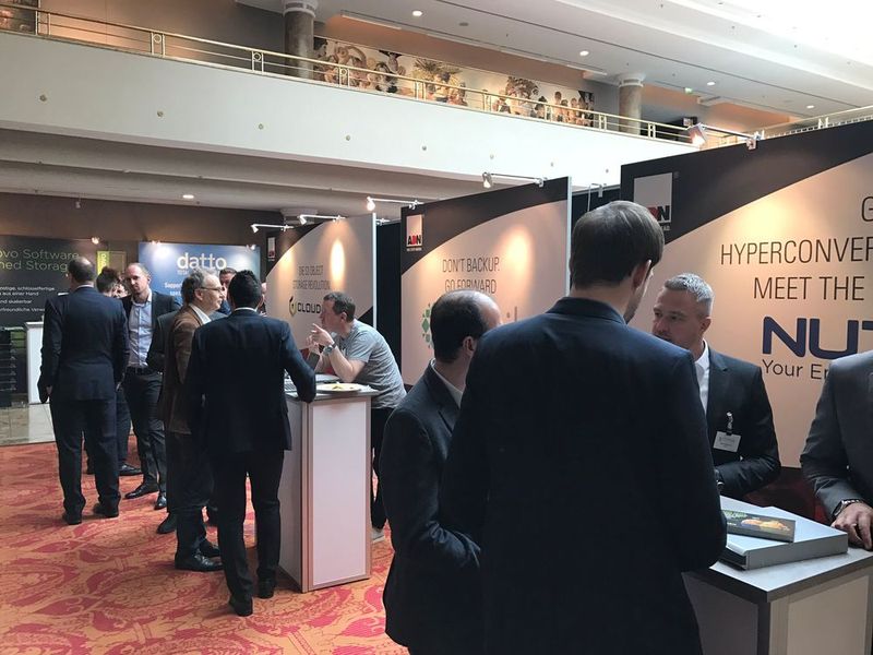 Der Distributor ADN war mit den Herstellern Nutanix, Rubrik und Cloudian mit von der Partie. (Bild: Vogel IT-Medien)
