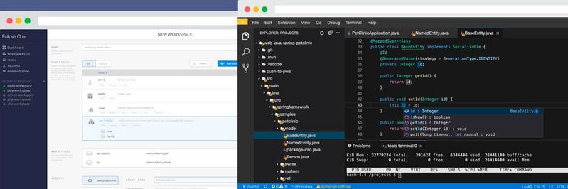 Eclipse Che ist eine Kubernetes-native Entwicklungsumgebung für ganze Teams.(Bild:  Eclipse.org)