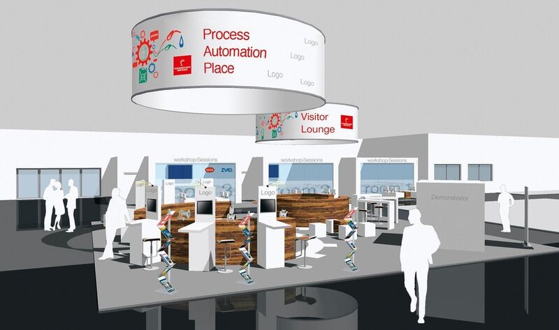Bei der Sonderschau Process Automation Place dreht sich auf der Hannover Messe 2014 alles ums Thema MSR-Lösungen für die Prozessindustrie. (Bild: Deutsche Messe)
