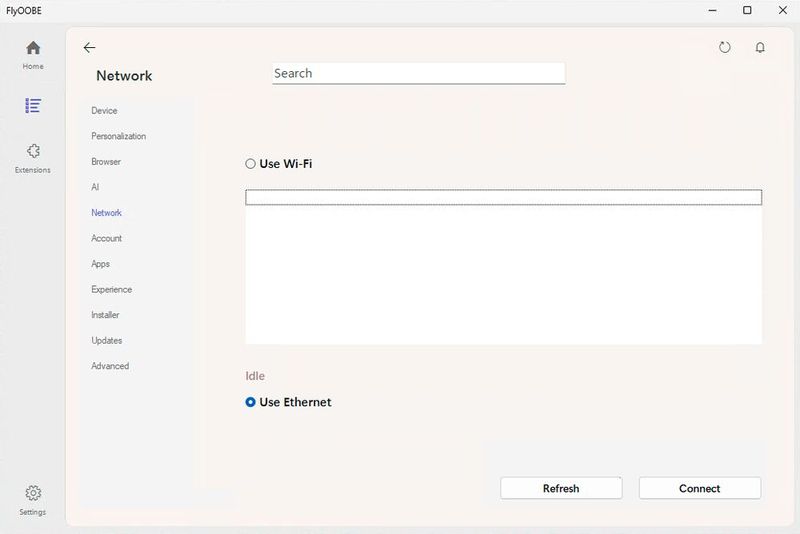 Anpassen der Einstellungen eines Betriebssystem-Images. (Bild: Joos | FlyOOBE)