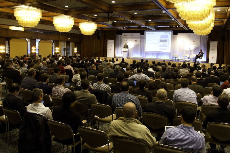 Das gut besuchte Vortragsprogramm beinhaltete Keynotes und Fallstudien. (Bild: Srocke)