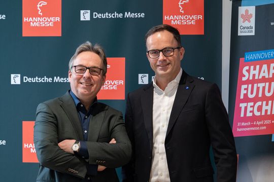 Hartmut Rauen (li.) und Dr. Jochen Köckler(Bild:  Deutsche Messe AG)