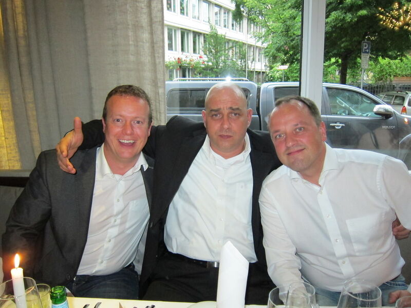 Die drei Schönen – und kein Biest? – (v.l.): Ralf Schweitzer (GSD), Kai Frieben (WD) und Sven Buchheim (Bluechip). (Besa Agaj)