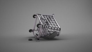 Ist die IT 'kaputt' fehlt dem digitalen Einkaufswagen nicht nur ein Rad; es geht nichts mehr. Hochverfügbarkeit kann nichts gegen Angreifer ausrichten, aber Auszeiten verhindern.  (Bild: frei lizenziert: Jürgen Jester )