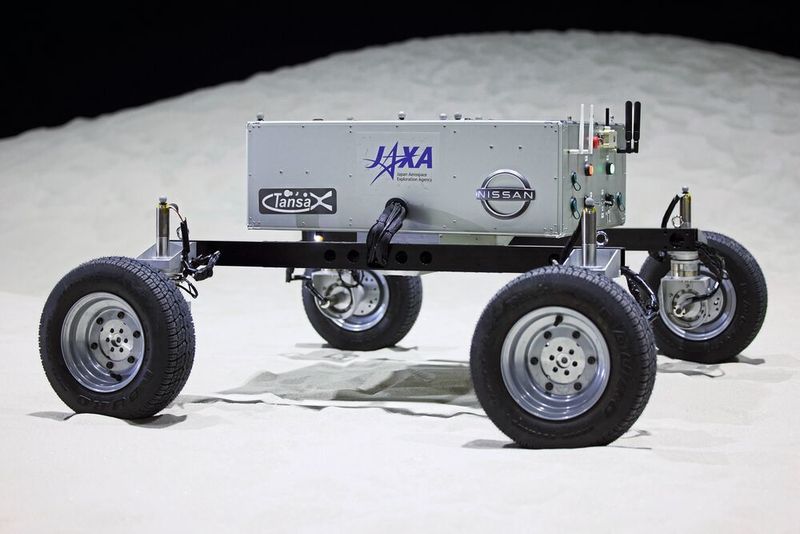 Nissan hat einen gemeinsam mit der Japan Aerospace Exploration Agency entwickelten Prototyp eines Mond-Rovers vorgestellt.  (Nissan)