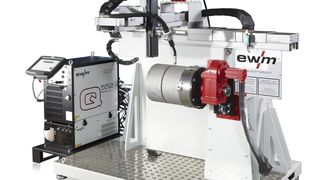 Universal-Anlage zum Längs- und Rundnahtschweißen. (Bild: EWM)