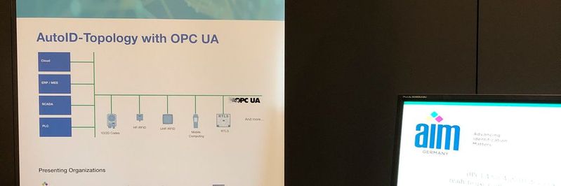 AutoID-Topologie mit OPC UA(Bild:  AIM)