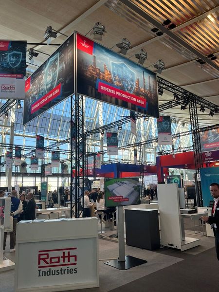 Premiere für die Defense Production Area auf der Hannover Messe. Die Ausstellung informierte zu Produktionstechnologien für Verteidigung. (Bild: Vogel IT-Medien)