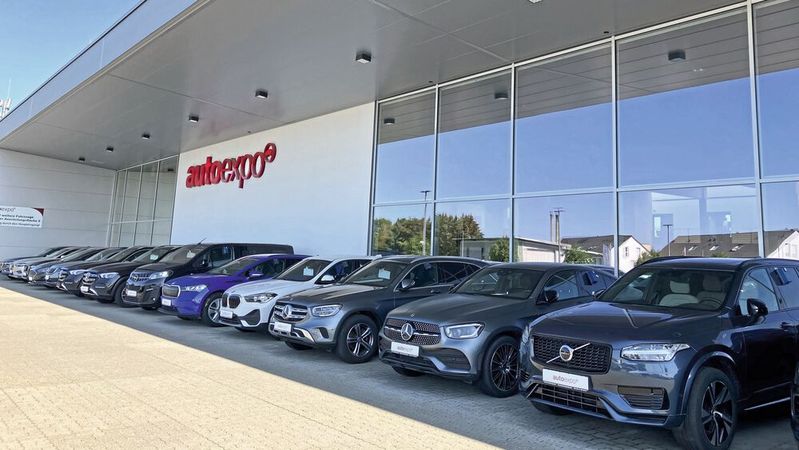 Den Gebrauchtwagen-Megastore von Auto Expo in Fernwald gibt es seit zehn Jahren.(Bild:  Lulei - VCG)