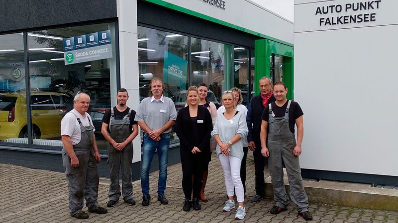 ... Autopunkt Falkensee in Falkensee ... (Bild: Rosenow/»kfz-betrieb«)
