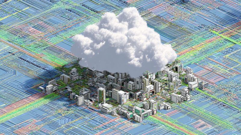 Broadcom beschäftigt sich mit der Cloud der Zukunft.(Bild:  Midjourney / KI-generiert)