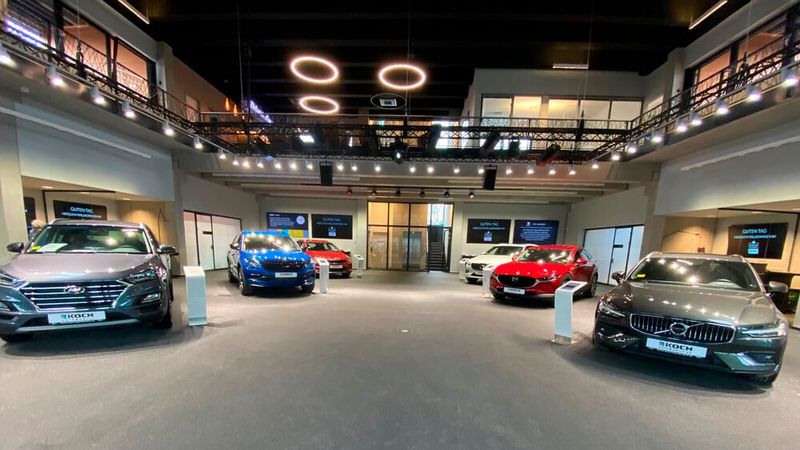 Der Koch-Store ist mit moderner Veranstaltungstechnik ausgerüstet: Er soll künftig als Eventlocation dienen. (Bild: Koch-Gruppe)