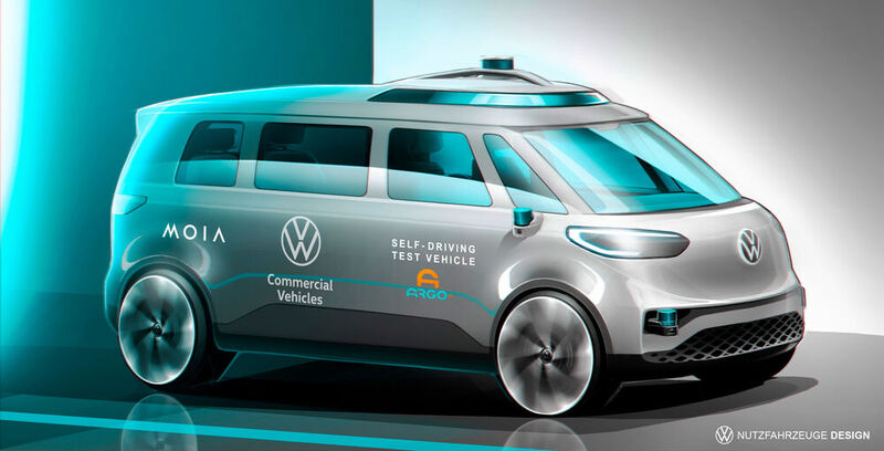 VW lässt den autonomen ID Buzz ab 2025 in Hamburg auf die Straße.