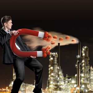 Wenn es denn so einfach wäre... tatsächlich erfordert Carbon capture mehr als einen großen Magneten