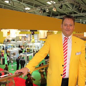 Die Yellow World geht nach Hannover: Olaf Kramm, Geschäftsführer der Fanuc Deutschland GmbH, sieht in der Hannover-Messe eine starke Plattform.