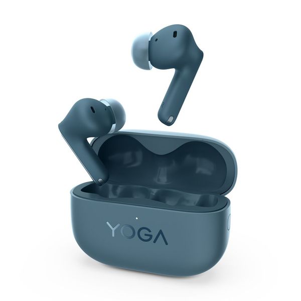Die Yoga True Wireless Stereo Earbuds lassen sich nahtlos mit jedem Yoga PC koppeln und bieten einen Unterhaltungs- sowie einen Arbeitsmodus. (Bild: Lenovo)
