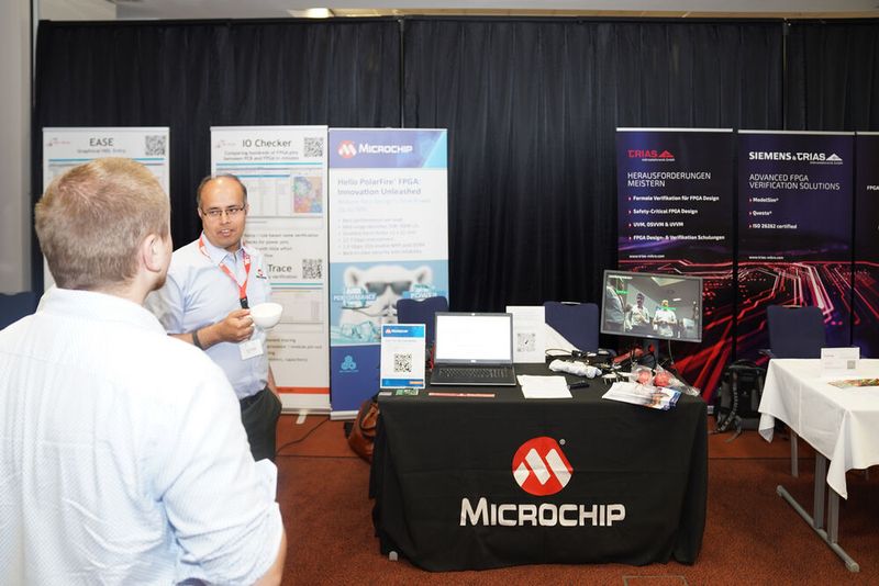 FPGA Conference Europe 2022: Über 70 Sprecher, 100 Vorträge und über 250 Teilnehmer – nach zwei Jahren mit Corona-bedingten Digitalkonferenzen fand die dreitägige FPGA Conference vom 5. bis 7. Juli 2022 endlich wieder als Präsenzveranstaltung statt. Besondere Highlights waren die spannende Keynote von Nick Ni von AMD/Xilinx, die interessante Couchtalk-Expertenrunde, der traditionelle BBQ-Grillabend sowie die vielen glücklichen Gewinner der Verlosungsaktionen.  (Bild: Nadine Stegemann)