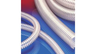 Der Airduc PUR 355 AS eignet sich besonders gut zur Granulatförderung in Granulatfördergeräten. (Bild: Norres Schlauchtechnik)