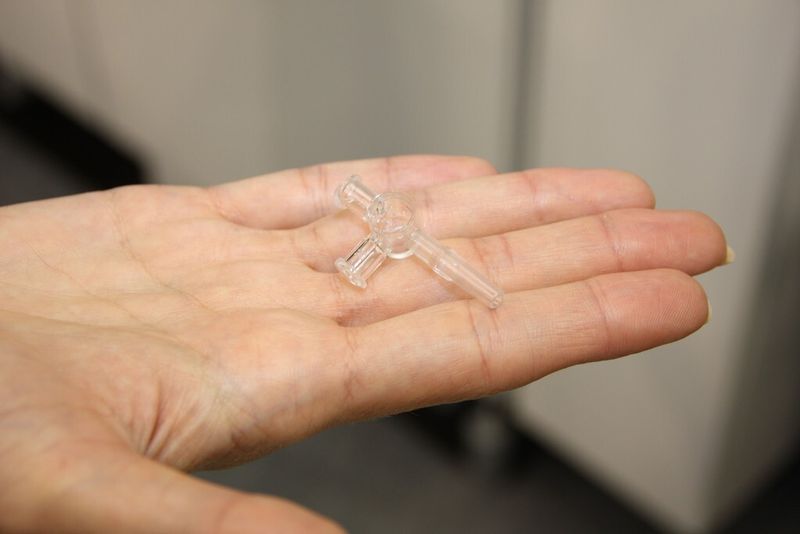 this medical infusion device made of polycarbonate. (Source: Culp)