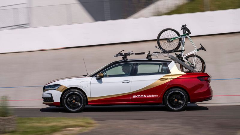 Der Skoda L&K 130 ist ein Einzelstück, das auf dem Superb Combi Hybrid basiert. (Bild: Skoda Auto)