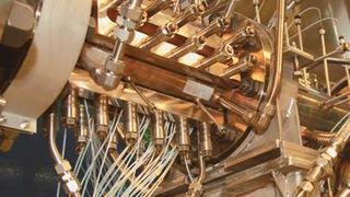 Teil des Überschallreaktors zur Herstellung anorganischer Partikel  (Bild: Evonik Industries)