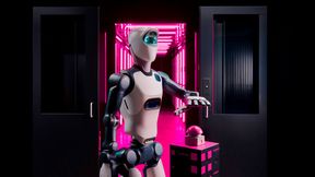 Agile One, der für die Industrie entwickelte humanoide Roboter von Agile Robots, mit der  Telekom Industrial AI Cloud trainieren. (Bild: Deutsche Telekom AG / Cindy Albrecht)