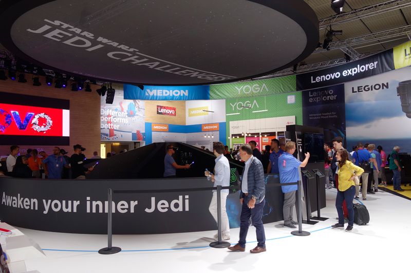 Jedi Challenges bei Lenovo! (Bild: IT-BUSINESS)