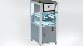 Das ist der Marc3 System in der Basisversion. Es handelt sich um einen hochpräzisen und dynamisch arbeitenden Dosierroboter für genaueste Applikationen. Zu sehen bei Marco auf der Motek in Halle 6 ... (Bild: Marco)