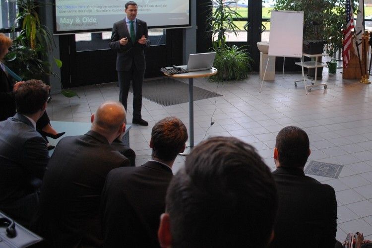 Christian Rönsch von May & Olde kommt immer wieder gerne an die BFC. (Foto: BFC)