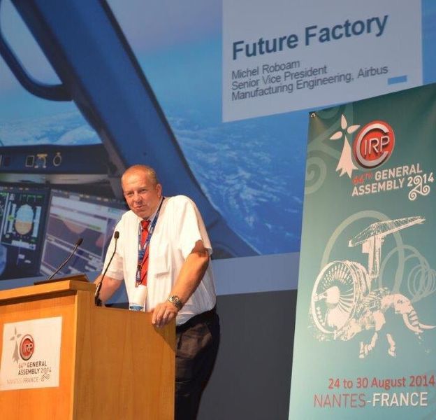 Michel Roboam ist verantwortlich für die gesamte Produktionstechnik-Community bei Airbus und stellt die 