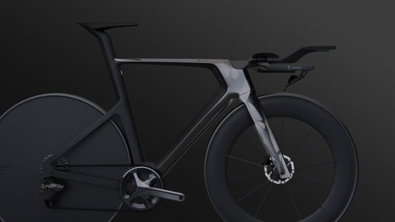 Das Konzeptrennrad hat das Potenzial, für jeden Kunden individuell aus Aluminium per 3D-Druck produziert zu werden. (Autodesk)