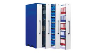 Das ergonomische, beidseitig zugängliche Auszugsystem erlaubt einen leichten Zugriff auf das Lagergut und ein schnelles Rüsten der Maschine. Bild: Apfel (Archiv: Vogel Business Media)