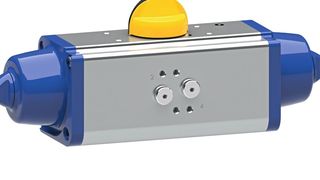 Die doppelt- und einfachwirkenden pneumatischen Antriebe der Baureihen Actair Evo und Dynactair Evo der KSB-Gruppe (Bild: KSB SE & Co. KGaA)