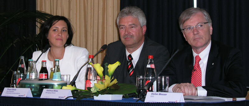 Podium von links: Diana Buss, Hartmut Böse, Stefan Messer  (Bild: PROCESS)