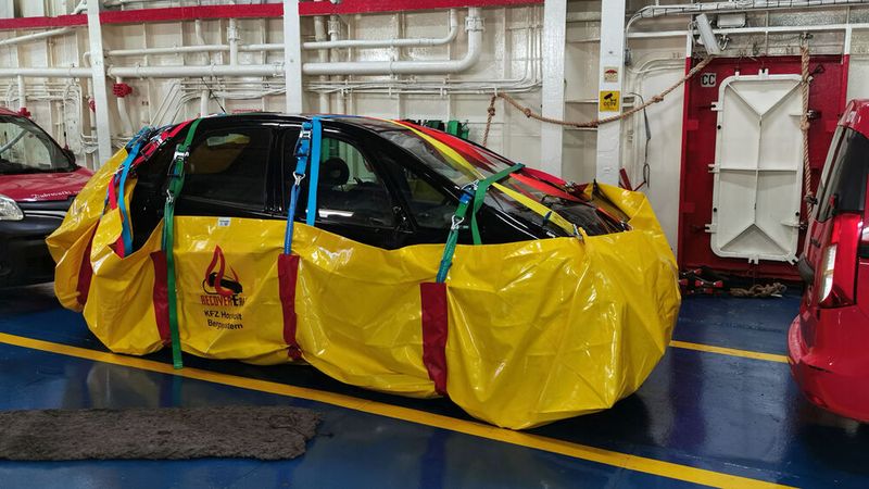 Auch unterwegs funktioniert der Recover-E-Bag, hier auf einer Fähre in Kroatien. (Bild: Samoiski)