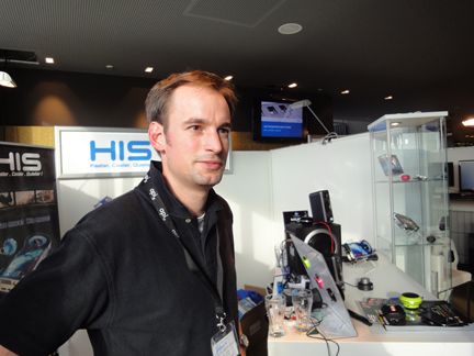 Peter Hirschfeld, HMC, hat den Sound mit seinen bunten Mobi-Boxen. (Archiv: Vogel Business Media)