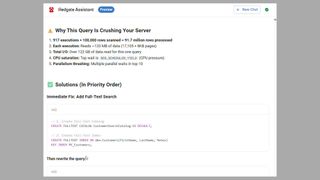 Der Assistent nutzt den Kontext aus Redgate Monitor oder SQL Prompt. Welche Informationen verarbeitet werden, hängt vom jeweiligen Werkzeug und den Berechtigungen des Nutzers ab. (Bild: Redgate)