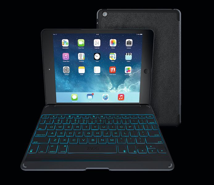 3x iPad-Air-Hülle mit Tastatur ZAGGkeys FOLIO: René Schoppe, COMPAREX AG / Thomas Walz, Siller Portal Integrators GmbH / Christian Zelwecker, Zelwecker IT (Bild: ZAGG)