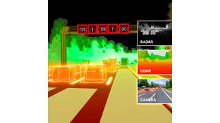 Kamera, Radar, Lidar: Mit der Fusion unterschiedlicher Sensorinformationen wird der Blick auf die Umwelt zuverlässiger und präziser. (Continental AG)