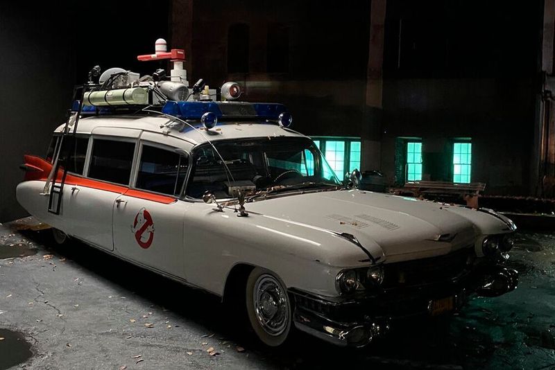 Ein neuer „Ghostbusters“-Streifen kommt 2020 in die Kinos – die automotive Hauptrolle spielt dieser umgebaute 1959er Cadillac Hearse. (press-inform)