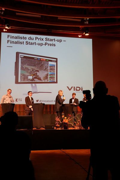 Cérémonie de remise des prix de l'innovation du canton de Fribourg: Les gagnants sont PMF System pour les startups et Frewitt pour la catégorie entreprise. (JR Gonthier)