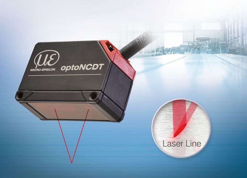 Die Laser-Linie sorgt für eine optische Mittelung und lässt die Kompensation von unregelmäßigen Oberflächen zu. (Micro-Epsilon)